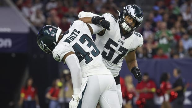 Kyzir White and T.J. Edwards